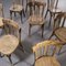 Classic Dark Oak and Bentwood Dining Chairs from Baumann, 1980s, Set of 8 3