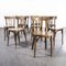 Classic Dark Oak and Bentwood Dining Chairs from Baumann, 1980s, Set of 8 5