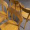 Bugholz Esszimmerstühle mit Rückenlehne in Honig von Baumann, 1950er, 4er Set 4