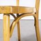 Bentwood Saddle Back Dining Chairs in Honey from Baumann, 1950s, Set of 4 2