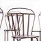Italian Outdoor Chairs in Red by Emu, 1970s, Set of 6, Image 2