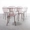 Italian Outdoor Chairs in Red by Emu, 1970s, Set of 6, Image 10