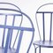 Italian Outdoor Chairs in Blue by Emu, 1970s, Set of 6 4