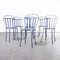 Italian Outdoor Chairs in Blue by Emu, 1970s, Set of 6 3