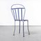 Italian Outdoor Chairs in Blue by Emu, 1970s, Set of 6 9