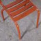 French Metal Outdoor Stacking Chairs from Artprog, 1950s, Set of 4 6