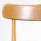 French Beech Simple Back Dining Chairs, 1950s, Set of 7, Image 8
