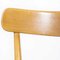 French Beech Simple Back Dining Chairs, 1950s, Set of 8, Image 2