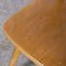 French Beech Simple Back Dining Chairs, 1950s, Set of 8 8
