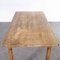 French Rectangular Fruitwood Dining Table, 1950s, Image 5
