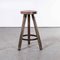 Mid-Century French Brutalist Stool by Charlotte Perriand, 1950s 1