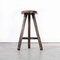 Mid-Century French Brutalist Stool by Charlotte Perriand, 1950s 3