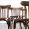 Chaises de Salle à Manger en Chêne Courbé avec Dossier en Selle Foncé par Marcel Breuer pour Luterma, 1950s, Set de 6 2