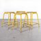 French Industrial Stacking High Stools from Mullca, 1950s, Set of 4 4