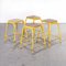 French Industrial Stacking High Stools from Mullca, 1950s, Set of 4 1