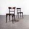 Dark Dining or Side Chairs by Michael Thonet, 1950s, Set of 2 3