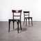 Dark Dining or Side Chairs by Michael Thonet, 1950s, Set of 2, Image 3