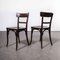 Dark Dining or Side Chairs by Michael Thonet, 1950s, Set of 2, Image 10