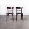 Dark Dining or Side Chairs by Michael Thonet, 1950s, Set of 2 1