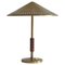 Danish Modern Table Lamp in Brass by Bent Karlby for Lyfa, 1956 1