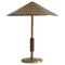 Danish Modern Table Lamp in Brass by Bent Karlby for Lyfa, 1956, Image 1