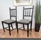 Italian Mid-Century Modern Upholstered Turned Bobbin Chairs, Set of 2 4