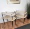 Tables de Chevet ou Tables d'Appoint Mid-Century en Laiton et Marbre, Italie, Set de 2 6