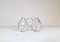 Mid-Century Vases and Plate Clear Crystal Glass from Orrefors, Sweden, 1950, Set of 3 10