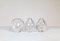 Mid-Century Vases and Plate Clear Crystal Glass from Orrefors, Sweden, 1950, Set of 3 5