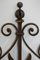 Large Antique Wrought Iron Fence Grille, 1900s 4