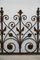 Large Antique Wrought Iron Fence Grille, 1900s 2