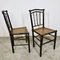 Vintage Faux Bamboo Dining Chairs, Set of 2 5