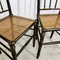 Vintage Faux Bamboo Dining Chairs, Set of 2, Image 9