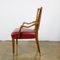 Mid-Century Austrian Walnut and Red Leather Dining Armchairs by Oswald Haerdtl, Set of 8 7