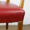 Mid-Century Austrian Walnut and Red Leather Dining Armchairs by Oswald Haerdtl, Set of 8 9