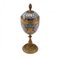 French Goblet in Bronze with Enamel Design, 19th Century, Image 2