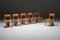 Chaises de Salle à Manger Mid-Century Modernes en Contreplaqué par Gigi Sabadin pour Stilwood, 1970s, Set de 8 3