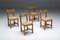 Chaise de Salle à Manger Arts & Crafts Rustique en Bois, Début 20ème Siècle 3
