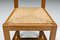 Spanish Arts & Crafts Rustic Wooden Dining Chair, Early 20th Century, Image 11