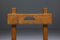 Spanish Arts & Crafts Rustic Wooden Dining Chair, Early 20th Century, Image 10