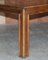 Chinese Chippendale Refectory Dining Table with Smoked Glass Table Top 3