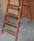 Tall Red Painted Library Stepladder 5