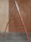 Tall Red Painted Library Stepladder 9