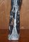 Medium 395 Million Year Old Fossilized Orthoceras Marble Finish Statues, Set of 2 19