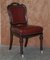 Victorian Mahogany & Leather Dining Chairs in the Style of Gillows, 1860s, Set of 6 2