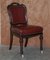 Victorian Mahogany & Leather Dining Chairs in the Style of Gillows, 1860s, Set of 6, Image 2