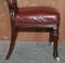 Victorian Mahogany & Leather Dining Chairs in the Style of Gillows, 1860s, Set of 6 11