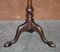 Mahogany Pie Crust Claw & Ball End Table in the Style of Gillows of Lancaster 11