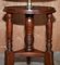 Victorian Mahogany Height Adjustable Piano Stool with Decorative Base 5