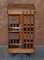 Sheraton Revival Burr Elm & Satinwood Revolving Bookcase or End Table 3